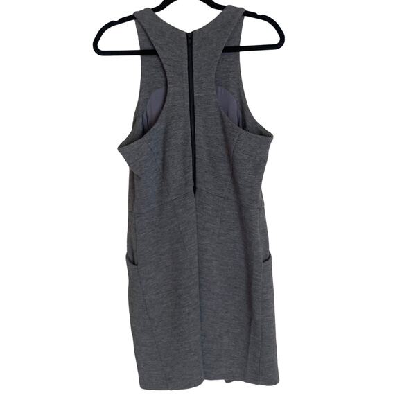 Milly Of New York Women's Gray Racerback Dress Size Large - Picture 3 of 9